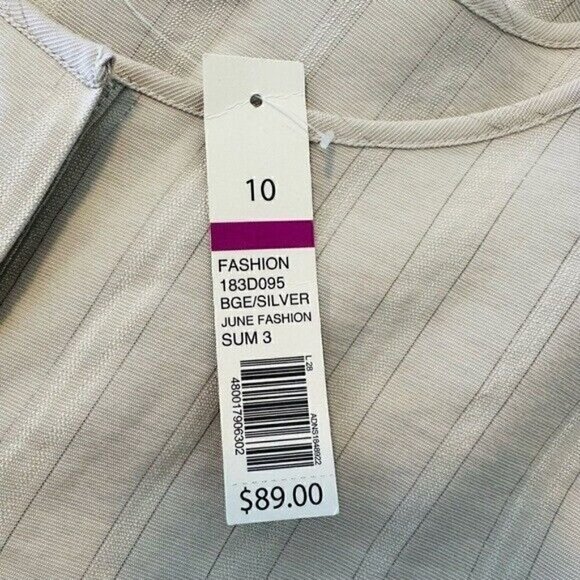 The Limited Women's Tie Front Shine Romper Size 10 NWT - Picture 12 of 14